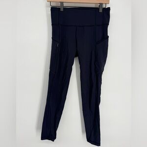 Lululemon Navy High-Rise Pocket Leggings | Size 6*